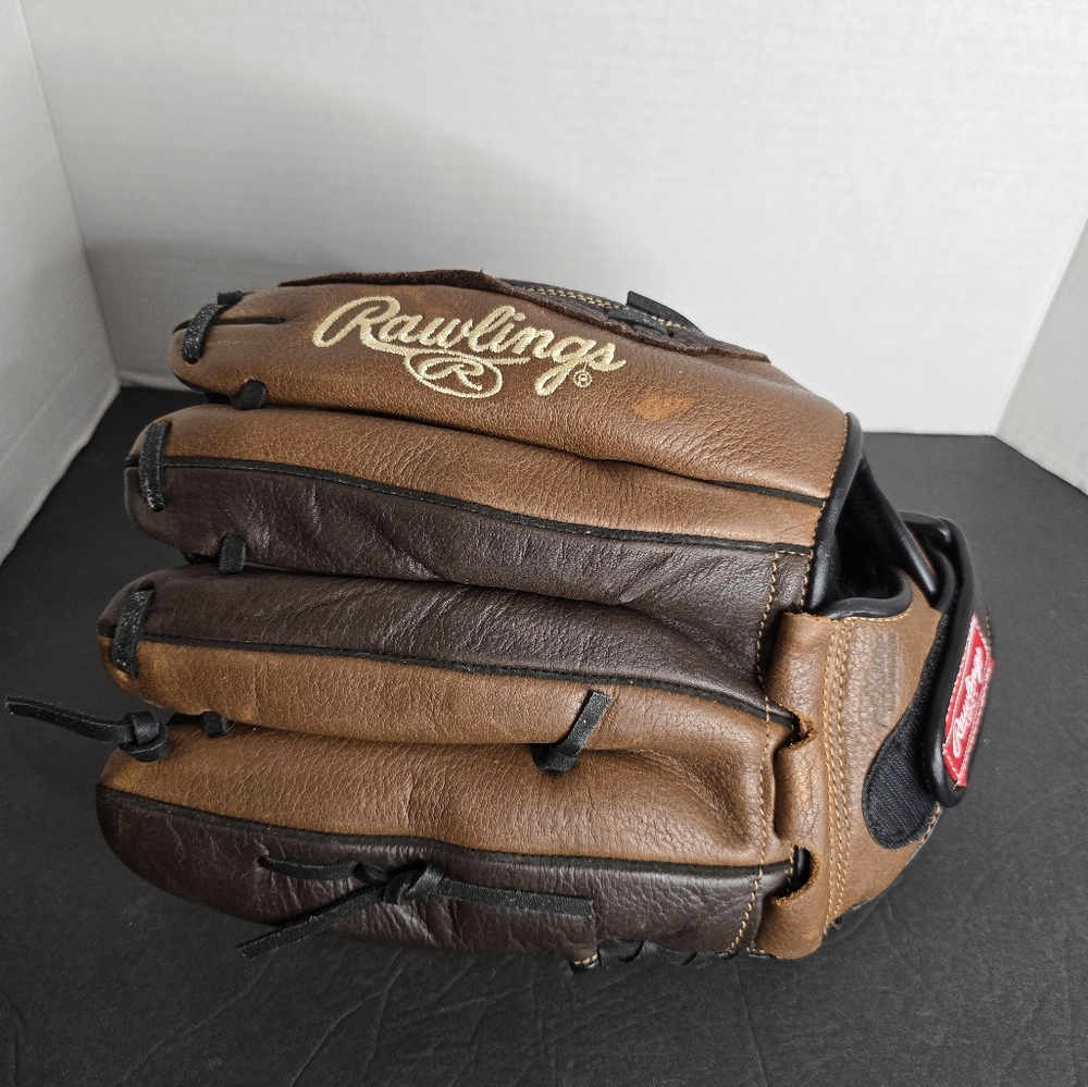 Rawlings Rbg36tbr Left Hand Thwr 12.5"Lthr Zero Shock Rh Baseball-Softball Glove View 4